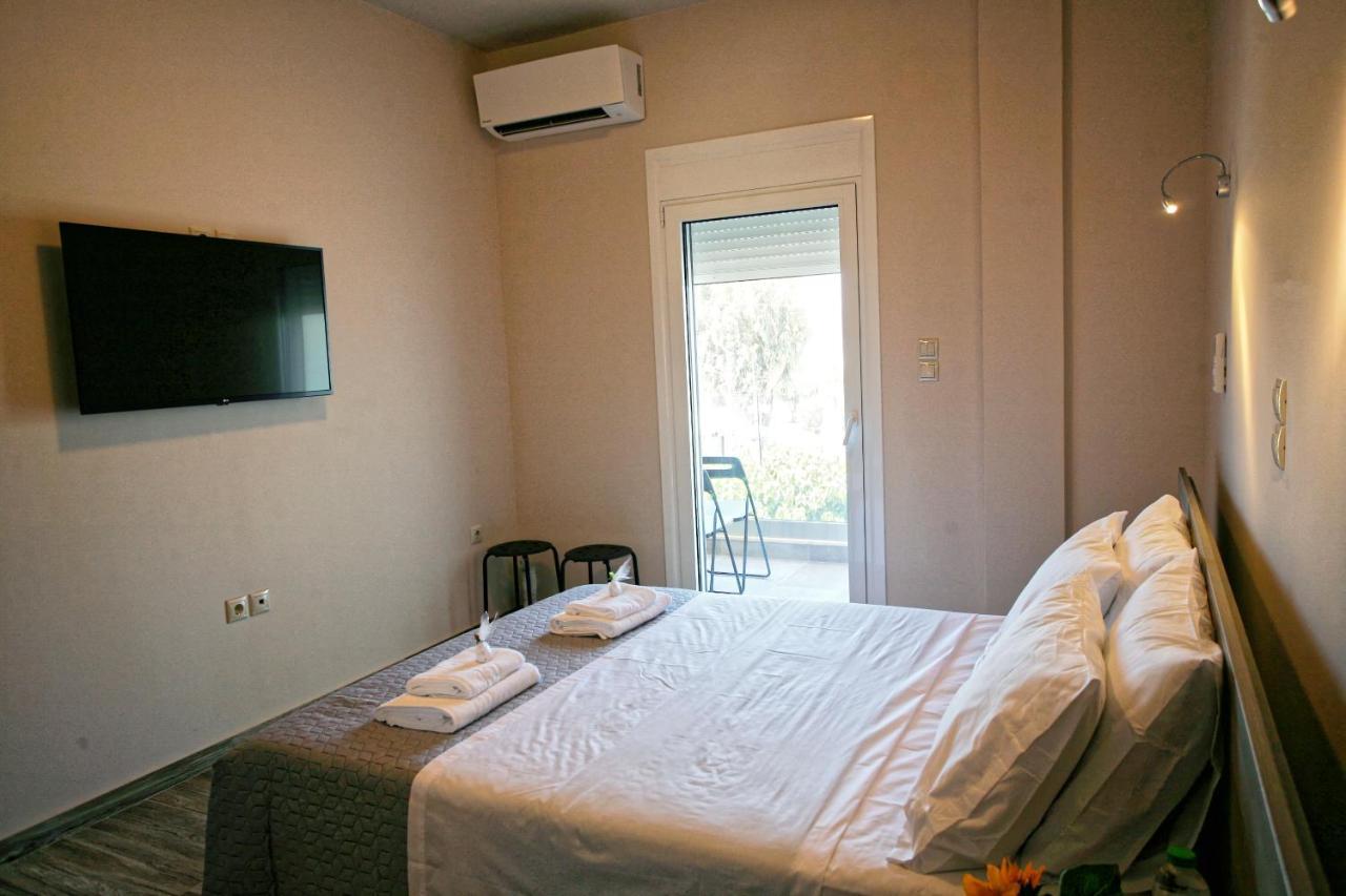 Seaview-Apartments Palaiá Fókaia Dış mekan fotoğraf
